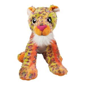 The Petting Zoo Tiger Cub Plush Sitting Colorful Bright Cheery Stuffed Toy 10"